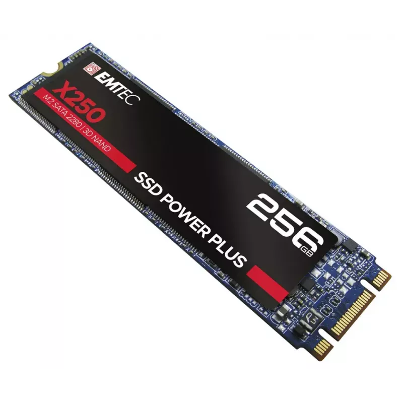 SSD disks Emtec 256 GB M.2 Serial ATA III 3D NAND X250