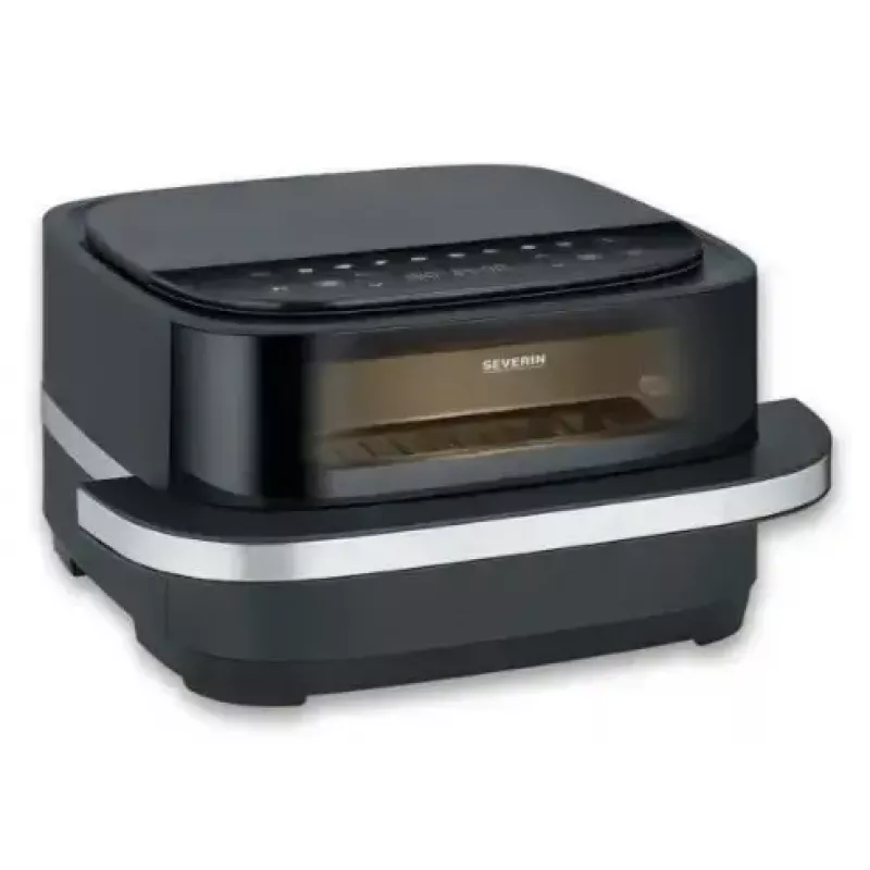 Picas krāsns Severin FR 2464 2200 W melna sudraba 1 pica
