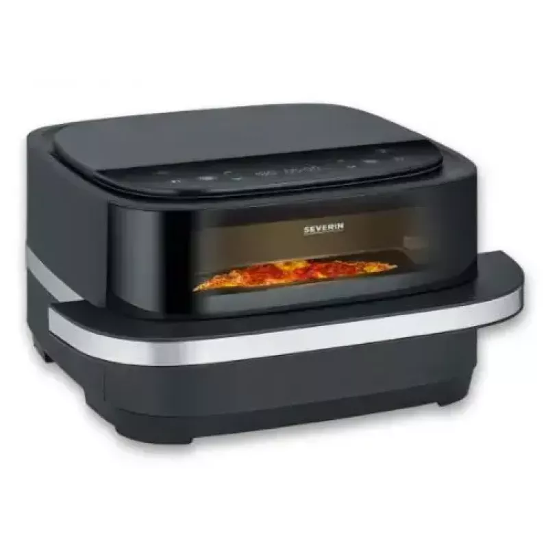 Picas krāsns Severin FR 2464 2200 W melna sudraba 1 pica