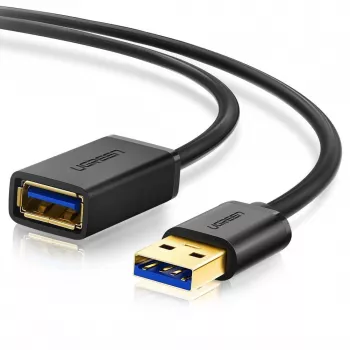 Ugreen 10368 USB kabelis USB 3.2 Gen 1 (3.1 Gen 1) 1 m USB A Melns