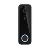 Video durvju zvans TRUST DOORCAM-3000, 3 MP, Wi-Fi 2,4 GHz, MicroSD līdz 256 GB, Baterija/USB, Melns/Balts
