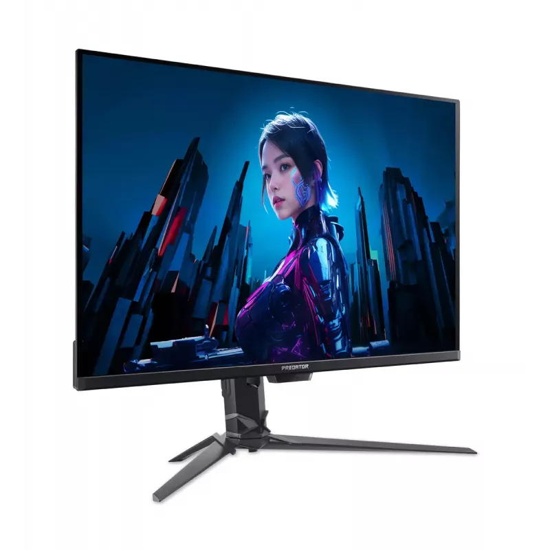 Monitor Acer Predator X32 X5 X32X5bmiiphuzx QD‑OLED 31,5 collas 4K 3840×2160 0,01 ms USB‑C HDR Melns