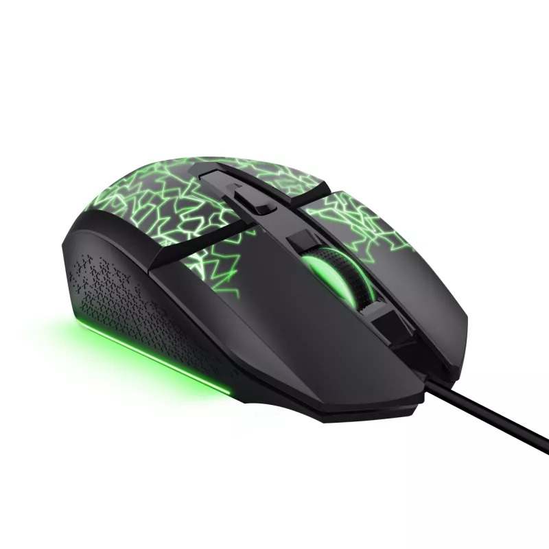 Trust GXT 113 Felox pele Spēļu Labās rokas USB A tipa Optiskā 6400 DPI