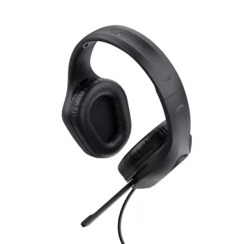 Trust GXT 417 Zirox austiņas ar vadu, galvas stīpa, spēlēm, melnas