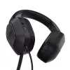 Trust GXT 417 Zirox austiņas ar vadu, galvas stīpa, spēlēm, melnas