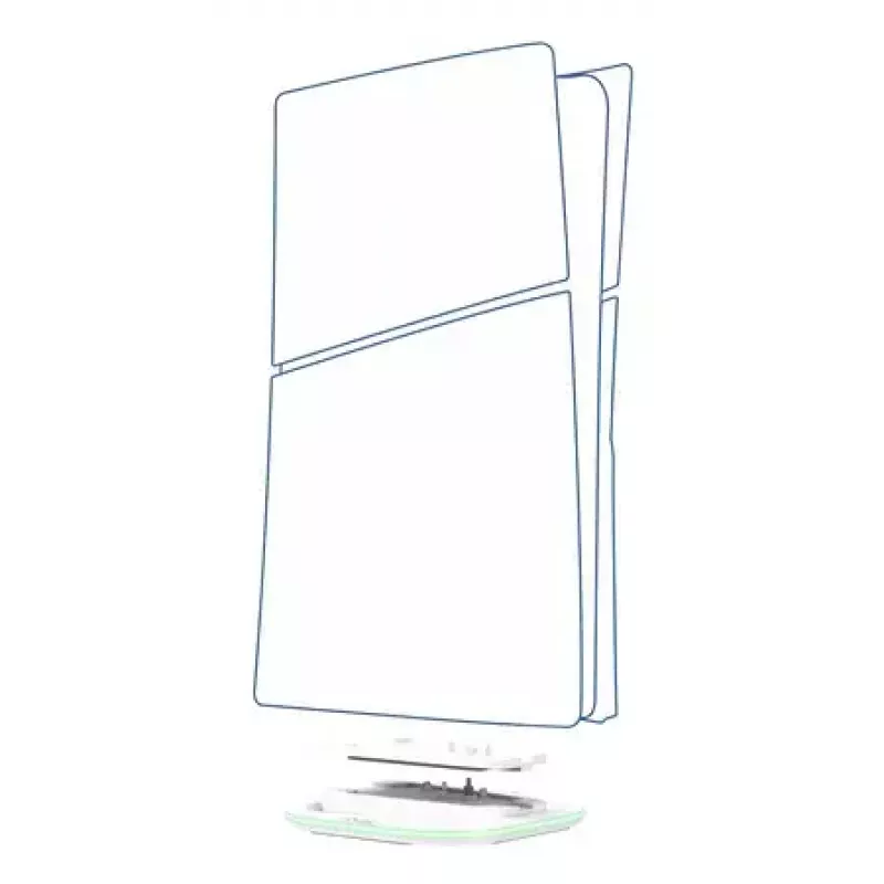 Trust GXT 229 LED statīvs PlayStation 5 vadu savienojums, balts