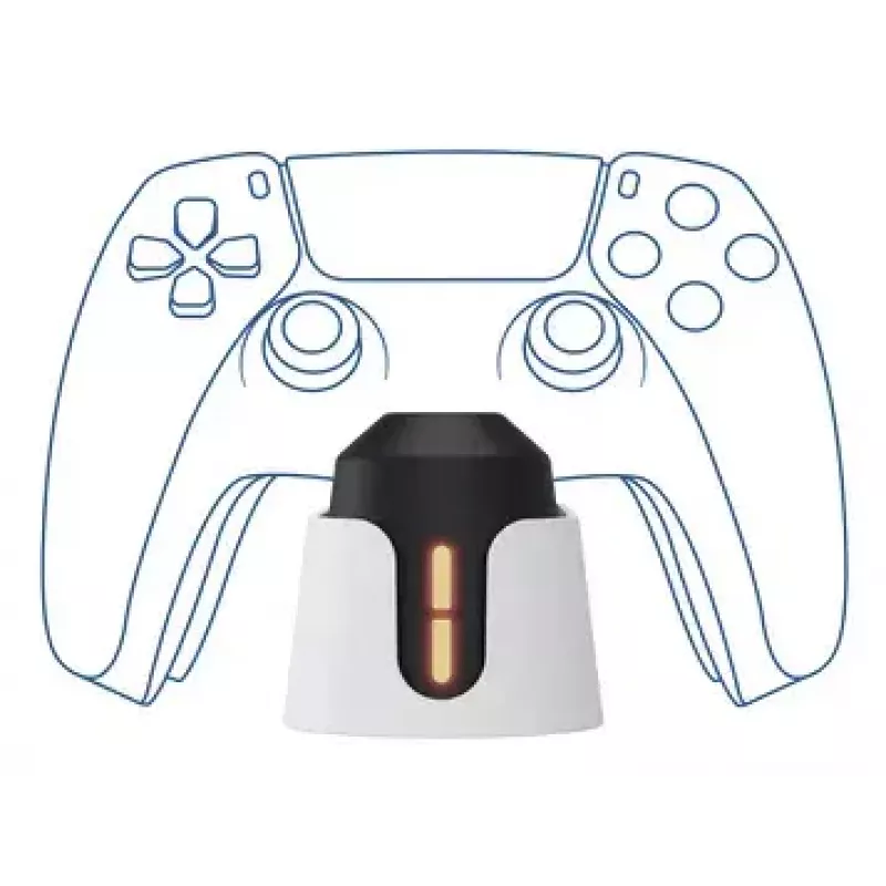 Uzlādes statīvs Trust GXT 228 Dual priekš PlayStation 5, melns un balts