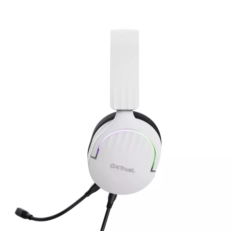 Trust GXT 490 FAYZO austiņas ar vadu, galvas saiti, motocikliem, USB A tips, melnā un baltā krāsā
