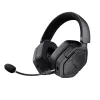 Trust GXT 493 Carus austiņas, vadu un bezvadu, galvas stīpa, ķiveres tipa, spēlēm, USB Type-C / USB Type-A, Bluetooth, melnas