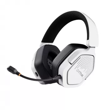 Trust GXT 493W Carus austiņas vadu un bezvadu, galvas lente, ķivere Spēļu USB Type-C / USB Type-A Bluetooth Balts