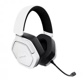 Trust GXT 493W Carus austiņas vadu un bezvadu, galvas lente, ķivere Spēļu USB Type-C / USB Type-A Bluetooth Balts