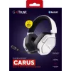 Trust GXT 493W Carus austiņas vadu un bezvadu, galvas lente, ķivere Spēļu USB Type-C / USB Type-A Bluetooth Balts