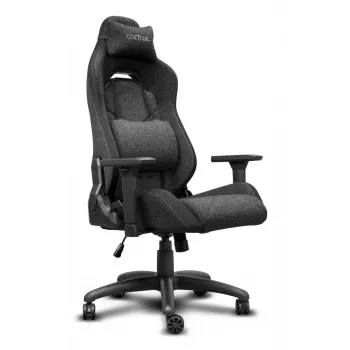 Universāla spēļu krēsla TRUST GXT 723 — polsterēts sēdeklis, maks. slodze 150 kg, 710×750 mm, augstums līdz 134 cm, pelēka