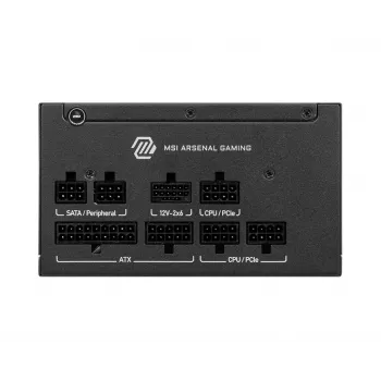 MSI MAG A650GLS PCIE5 barošanas bloks 650 W 24-pin ATX ATX Melns