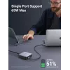 Ugreen Nexode 65 W galda ātrās uzlādes lādētājs, 2x USB-A + 2x USB-C (90747)