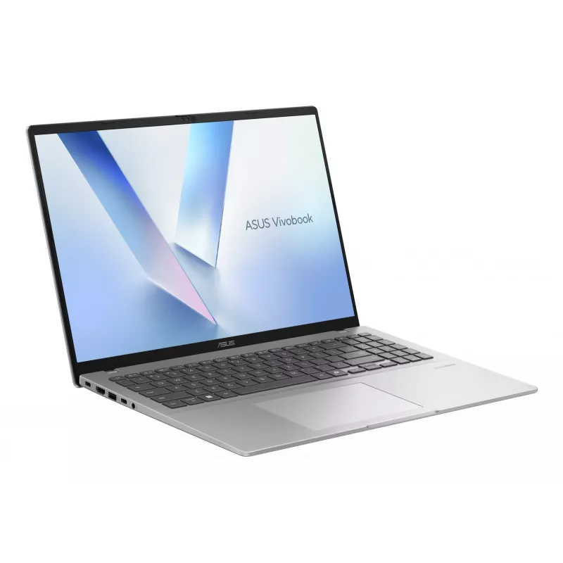 Klēpjdators ASUS Vivobook 16 M1607KA-MB058W — AMD Ryzen AI 7 350, 16 collu WUXGA, 16 GB RAM, 1 TB SSD, Windows 11 Home, Sudraba