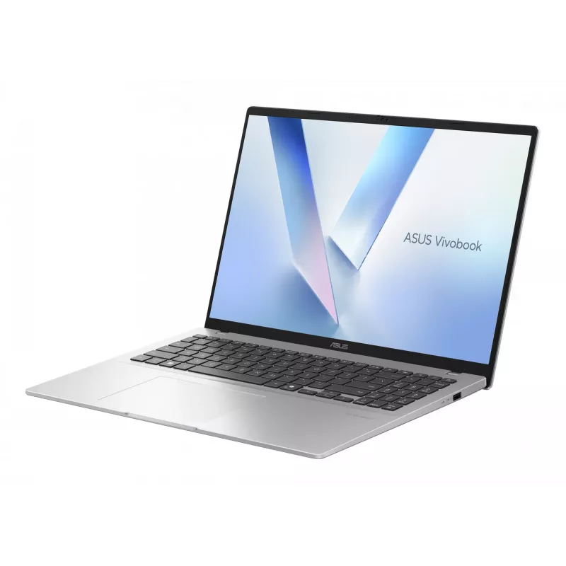 Klēpjdators ASUS Vivobook 16 M1607KA-MB058W — AMD Ryzen AI 7 350, 16 collu WUXGA, 16 GB RAM, 1 TB SSD, Windows 11 Home, Sudraba
