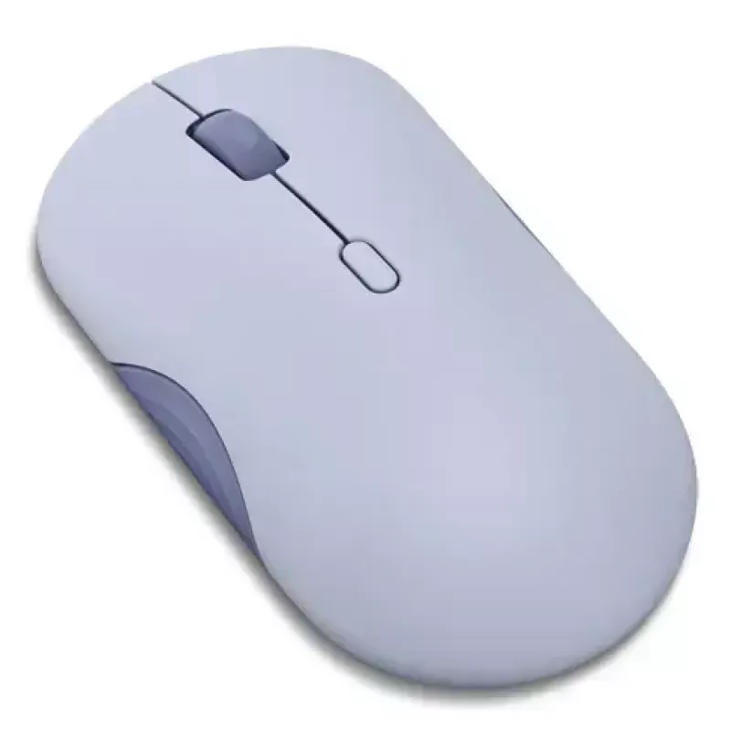 Bezvadu Bluetooth biroja pele Lenovo 350 — piemērota abām rokām, optiska 2400 DPI, 6 pogas, zila