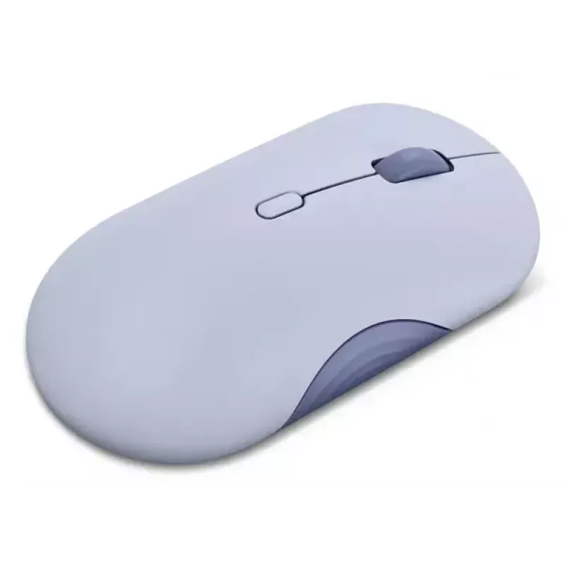 Bezvadu Bluetooth biroja pele Lenovo 350 — piemērota abām rokām, optiska 2400 DPI, 6 pogas, zila