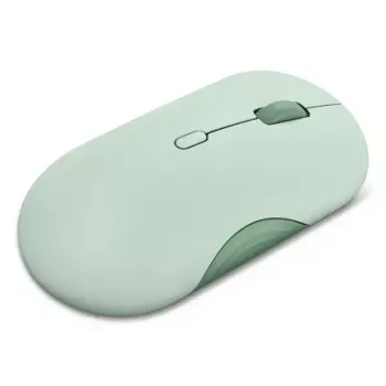 Pele Lenovo 350 piemērota abām rokām Bluetooth optiskā 2400 DPI, 6 pogas, zaļa