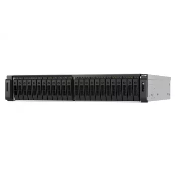 QNAP TS-H3077AFU-R7-64G NAS/krātuves serveris statņu (2U) AMD Ryzen™ 5 64 GB DDR5 0 TB QuTS hero Melns, Metālisks