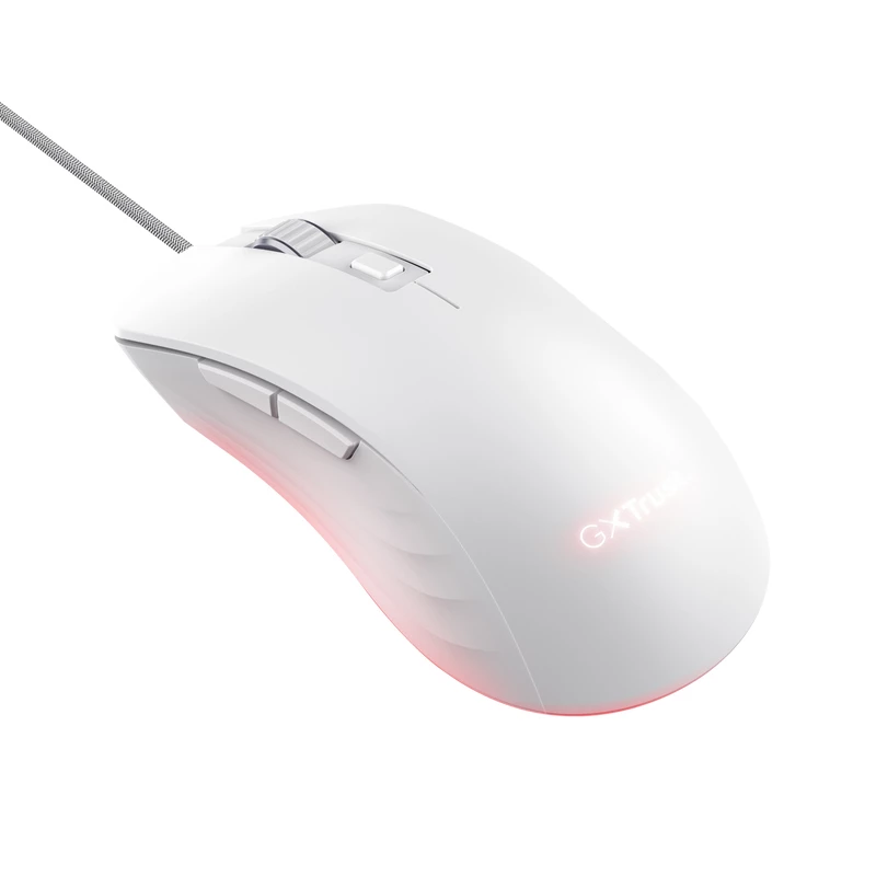 Trust GXT924W YBAR+ pele Spēlēm Labās rokas USB Type-A Optiskā 25600 DPI