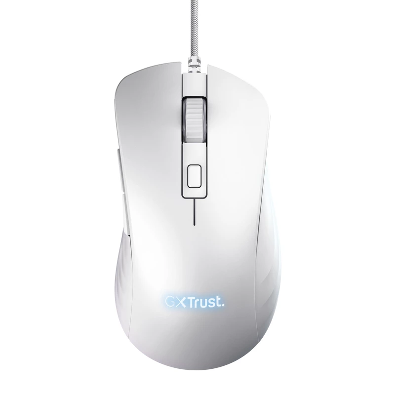 Trust GXT924W YBAR+ pele Spēlēm Labās rokas USB Type-A Optiskā 25600 DPI