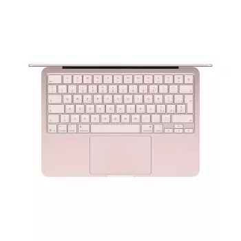 Apple MacBook Neo 13 collas — A18 Pro 6 kodolu CPU, 5 kodolu GPU, 8 GB RAM, 256 GB SSD, 2408×1506 displejs, rozā