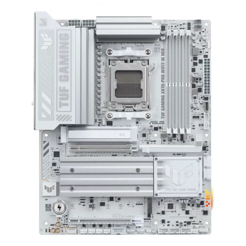 Mātesplate ASUS TUF GAMING X870-PRO WIFI7 W NEO, AMD X870, Socket AM5, ATX, DDR5, 4 DIMM, 256 GB, Wi‑Fi 7, 5Gb Ethernet