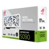 Grafikas karte ASUS ROG Astral GeForce RTX 5090, 32 GB GDDR7, 512-bit, PCIe 5.0, 3 ventilatori, balta