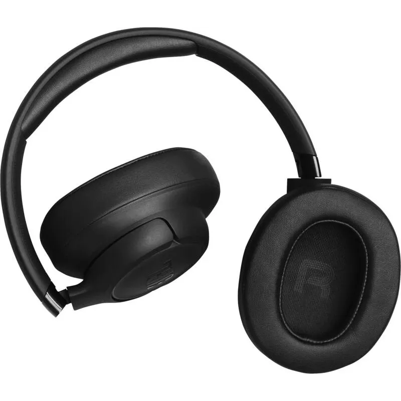JBL Tune 780NC austiņas ar vadu un bezvadu savienojumu, galvas lentes tipa zvaniem/mūzikai USB Type-C Bluetooth melnas