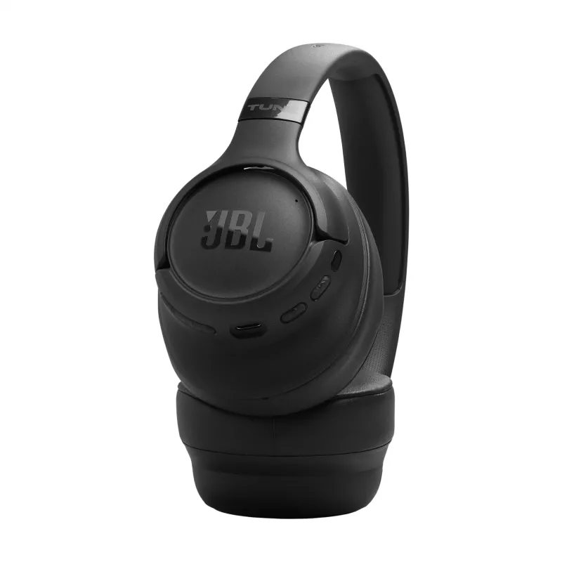 JBL Tune 780NC austiņas ar vadu un bezvadu savienojumu, galvas lentes tipa zvaniem/mūzikai USB Type-C Bluetooth melnas