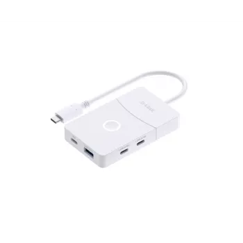 D-Link DUP-501 interfeisa centrmezgls USB 3.2 Gen 1 (3.1 Gen 1) Type-C 5000 Mbit/s Balts