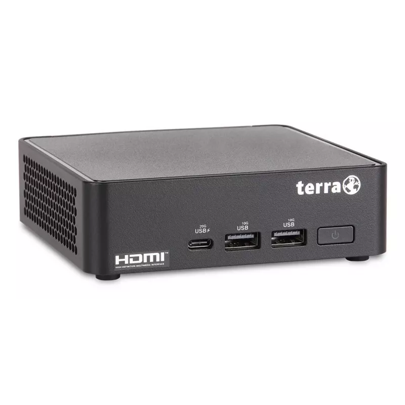 TERRA 1000074 PC/darbstacija Intel Core Ultra 5 125H 16 GB DDR5-SDRAM 500 GB SSD Windows 11 Pro Mikro PC Melns