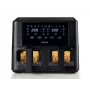Ariete 4631 Dubultā gaisa friteris 9L, 2400W, kopējā ietilpība 9L, 11 programmas, daudzfunkcionāls, līdz 3,6 kg cepta ēdiena, temperatūra līdz 200°C, dubultais grozs, melns