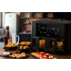 Ariete 4631 Dubultā gaisa friteris 9L, 2400W, kopējā ietilpība 9L, 11 programmas, daudzfunkcionāls, līdz 3,6 kg cepta ēdiena, temperatūra līdz 200°C, dubultais grozs, melns