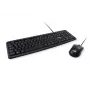 Equip 245201 tastatūra Pele iekļauta Biroja USB QWERTY Spāņu Melna