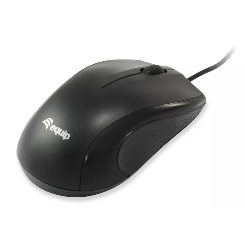 Equip 245201 tastatūra Pele iekļauta Biroja USB QWERTY Spāņu Melna