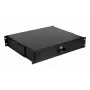 Atvilktņu bloks Equip Lockable Drawer 19' 2U RAL9005 Melns