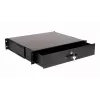 Atvilktņu bloks Equip Lockable Drawer 19' 2U RAL9005 Melns