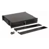 Atvilktņu bloks Equip Lockable Drawer 19' 2U RAL9005 Melns