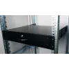 Atvilktņu bloks Equip Lockable Drawer 19' 2U RAL9005 Melns