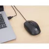Manhattan Comfort II USB vadu pele, melna, 1000 dpi, USB-A, optiska, piemērota abām rokām, pārnēsājama/kompakta, trīs pogas ar ritināšanas ritenīti, trīs gadu garantija