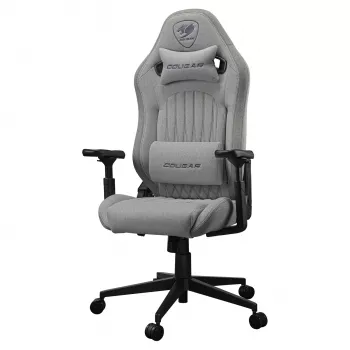 Universāla spēļu krēsls Cougar CGR-EPF-ROA — pelēks/melns, maks. svars 120 kg, izmēri 710×670×1250 mm