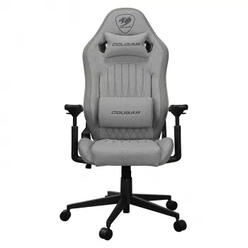 Universāla spēļu krēsls Cougar CGR-EPF-ROA — pelēks/melns, maks. svars 120 kg, izmēri 710×670×1250 mm