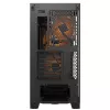 PC Midi Tower korpuss Cougar Airface FLO ARGB, melns — atbalsta 2x180mm priekšā, 1x120mm aizmugurē, 2.5/3.5 collu diskdziņi, 240×480×509 mm