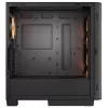 PC Midi Tower korpuss Cougar Airface FLO ARGB, melns — atbalsta 2x180mm priekšā, 1x120mm aizmugurē, 2.5/3.5 collu diskdziņi, 240×480×509 mm
