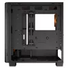 PC Midi Tower korpuss Cougar Airface FLO ARGB, melns — atbalsta 2x180mm priekšā, 1x120mm aizmugurē, 2.5/3.5 collu diskdziņi, 240×480×509 mm