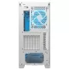 COUGAR PC Midi Tower korpuss Airface FLO ARGB balts — 2x180mm priekšā, 1x120mm aizmugurē, atbalsta 2,5 collu/3,5 collu HDD, 240×480×509 mm