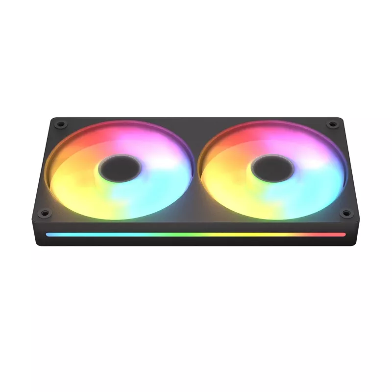 Viss-vienā CPU šķidruma dzesētājs Cougar Poseidon Vistek Pro 240, ARGB, 120 mm ventilatori, 700–2500 RPM, melns